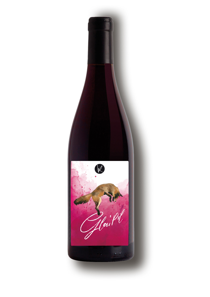 gloupil rouge, syrah 100%, IGP Gard bio, vin bio Castillon-du-Gard